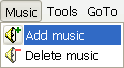 Add music to slideshow